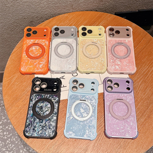 เคสโทรศัพท์แบบเต็มตัวกันกระแทก ชุบทอง พร้อมวงแหวนแม่เหล็ก 360 องศา สำหรับ iPhone 18 17 Pro Max 16 Pro  วัสดุ PC TPU ป้องกันการตก - Product Image 6
