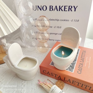 Handmade Modern Soy Wax Aromatherapy <strong>Candle</strong> for <strong>Toilet</strong> Funny Niche Design Instantly Popular for Romantic Bedrooms Birthdays for - Product Image 1