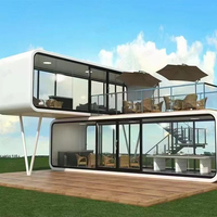 Nouvelle collection 2024 : Maison conteneur en acier extensible de 20 et 40 pieds, capsule de luxe pour hôtels