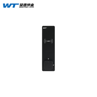 Serrure à came en plastique noir pour meuble intelligent, armoire, avec carte RFID WANGTONG WT S-2011-00IC 13,56 MHz 125 kHz
