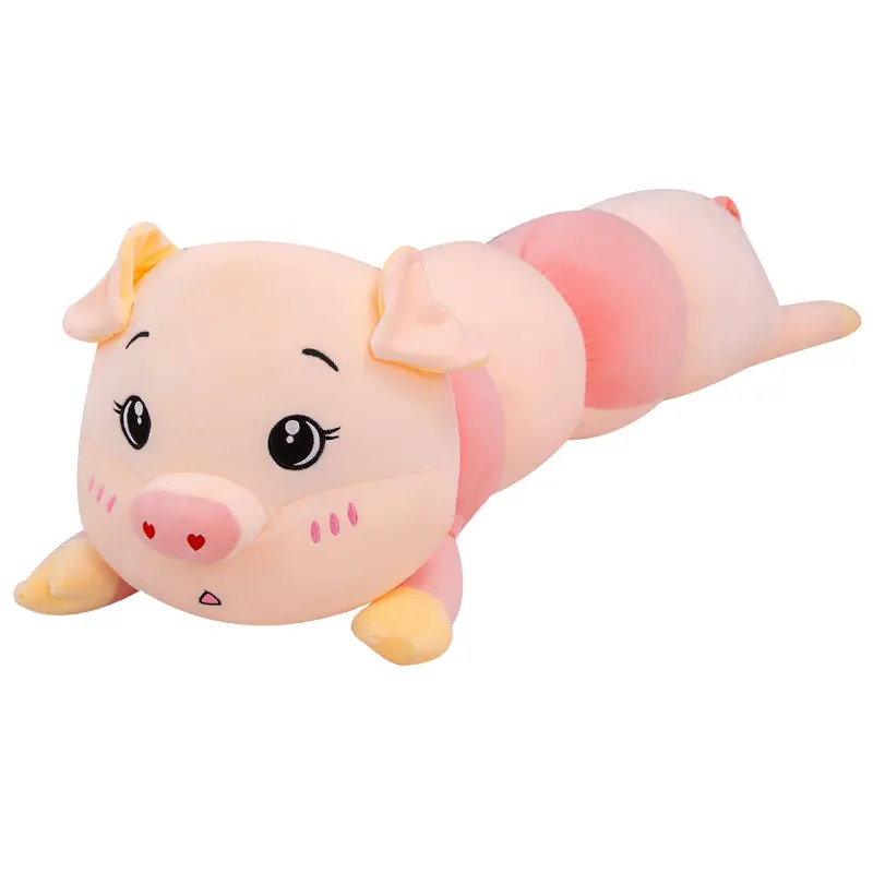 Милая и милая свинья плюшевая игрушка креативная новая трансформация свинья длинная подушка Очаровательная кукла-поросенок