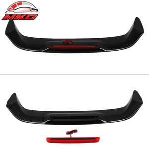 Alerón de maletero con luz LED en negro brillante para Honda Civic Coupé de 2 puertas, años 1996-2000 - Product Image 6