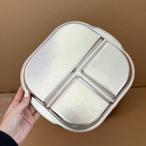 316 <span class=keywords><strong>assiette</strong></span> <span class=keywords><strong>à</strong></span> dîner en acier inoxydable <span class=keywords><strong>pour</strong></span> enfants dessin animé mignon <span class=keywords><strong>compartiment</strong></span>é de qualité alimentaire 3-plaque de séparation perte de poids contrôle de <span class=keywords><strong>régime</strong></span> - Product Image 1