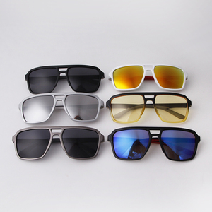 2023 INS tendance Logo personnalisé Gafas De Sol pour hommes UV400 sport cyclisme lunettes de soleil double faisceau nuit équitation conduite lunettes de soleil - Product Image 6