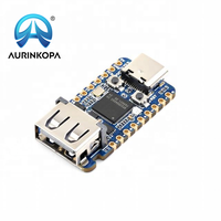 Placa de Desarrollo Mini USB RP2350-USB-A Basada en el MCU RPi RP2350A de Doble Núcleo y Doble Arquitectura con Frecuencia de Operación de 150MHz