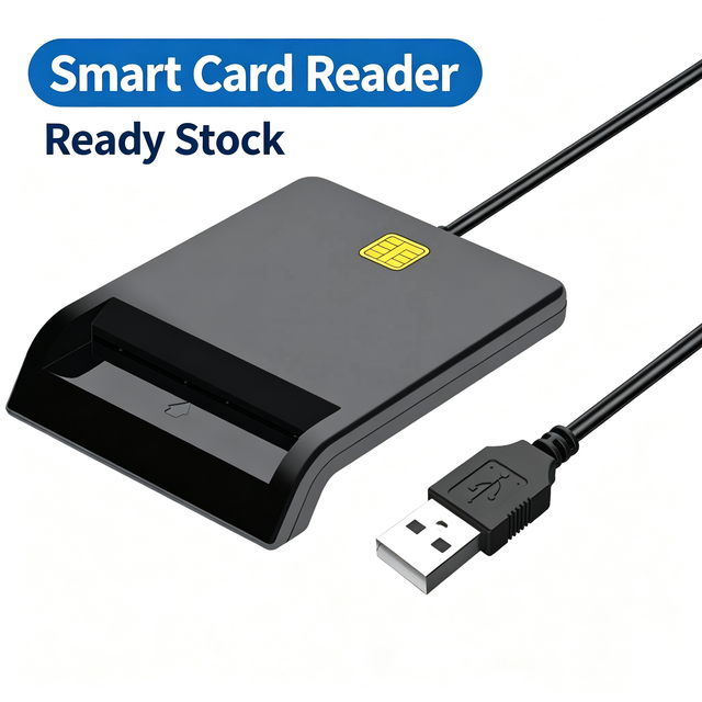 Factory OEM Easy Comm EMV USB Smart Card Reader CAC Access ATM Chip Card Reader