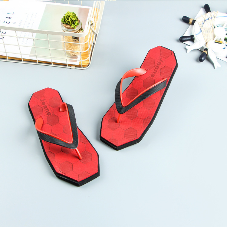 Men's Flip-flops Summer Slippers Non-slip Beach PE PVC Shoes Personality Filp Flops Wholesale