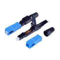 Precio EXW Conector Rápido de Fibra Óptica Simplex Monomodo SC/APC SC/UPC 0.9mm 2.0mm 3.0mm G652D/G657