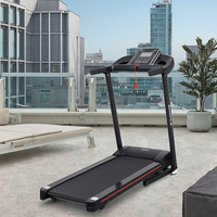 Tapis roulant électrique pliable pour usage domestique, motorisé, 1-12 km/h, équipement de fitness avec écran LCD