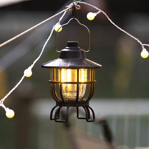 Ningbo Portable Retro Camping <b>Lantern</b> Led IpX4 Waterproof Rechargeable Battery Warm White Light For Outdoor Use - Product Image 2