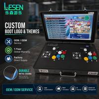 Console de jeu d'arcade portable 20 pouces pour la maison, console de jeu vidéo double de bureau à monnayeur, nouveau support de console