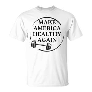 T-shirt de fitness pour faire de l'Amérique à nouveau une nation saine - Product Image 1