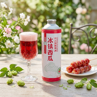 Kingstar Iced Melon Chinese Craft Herb Spice Passionfruit Ale Beer 1L*6 Cans Bottles 4.1% Alcohol Light Natural Taste