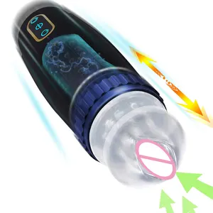 الصواريخ الراكون التلقائي الذكور قشرة الموزه 5 الجة 5 مص جهاز استمناء مع قوية مصاصة الجنس لعب للرجال
