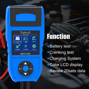 Para Lancol 12V Digital OEM LCD Testador De Bateria Analisador com Impressora Carro 200Ah Analisador De Bateria Ferramenta Essencial Testador De Bateria De Carro - Product Image 3