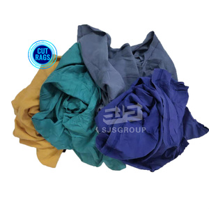 10Kg 20kg 25 kg Trapo Industrial Multicolor 10 Kilos 5 Kilos 25Kg Algodón Camisetas Trapos Algodón Ropa usada Trapos - Product Image 1