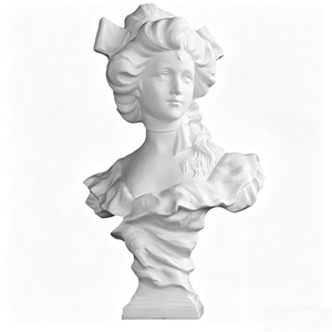 Statua Moderna Europea di Grande Dimensione in Marmo Bianco, Figura Femminile Nuda Sexy, Scultura di Venere di Milo in Vendita - Product Image 3