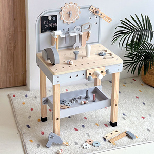 Toddlers Wooden Play <strong>Tools</strong> Belt Workbench Pretend STEM Toy Safe Construction Set <strong>Kids</strong> <strong>Tool</strong> <strong>Bench</strong> - Product Image 1