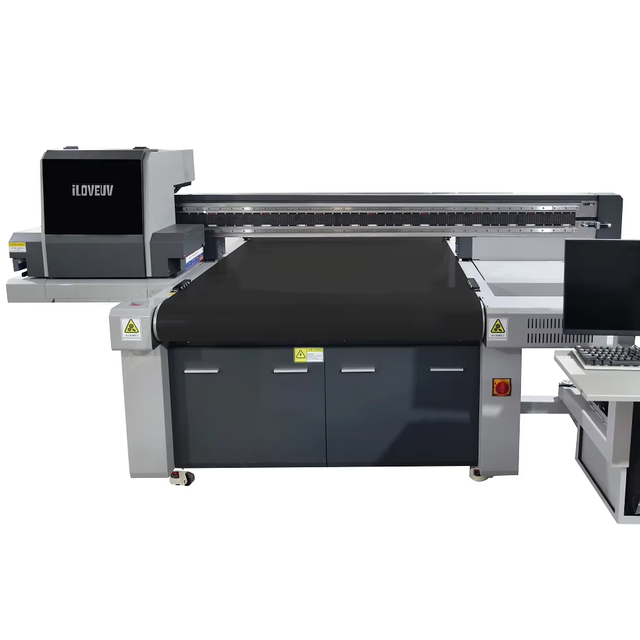 Ricoh G6 UV Printer 1.25m Printing Width with Vision Camera UV Printer Belt Moving
