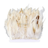 Garniture à coudre en plumes de faisan naturel 100cm teint lavé ruban de fête de mariage pour artisanat bricolage à la main décor à la maison vêtement de carnaval