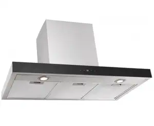 Range Hood 90cm Dossel Comercial Kitchen Range hood 900 milímetros de Aço Inoxidável de Montagem Na Parede PARA CHURRASCO Fogão Hood 3 Velocidade display LCD