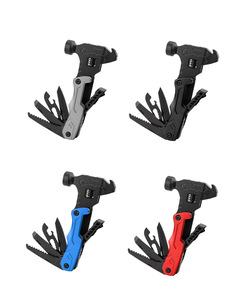 Outil multifonction pliable en acier inoxydable avec logo personnalisé OEM, marteau, pinces, 18 en 1, pour le camping en plein air, la survie, les situations d'urgence - Product Image 3
