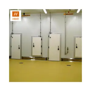 Cold Storage RoomSemi-automatic Hinged Half Buried Door Stainless Steel Sliding Cold Room Door Wire Heater With Customized Size