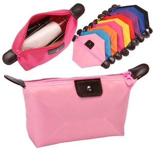 Sac de toilette élégant personnalisé avec logo pour femme, idéal pour le voyage, sac à main de rangement pour maquillage, vente en gros - Product Image 4