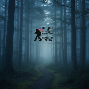 Bigfoot est plus crédible que 81 millions de voix - T-shirt - Product Image 1