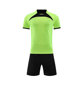 Seragam Sepak Bola Sederhana Custom, Kaos Sepak Bola Lengan Pendek Bernapas, Set Pakaian Olahraga Latihan Tim, Jersey Sepak Bola - Product Image 2