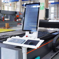 Machine de découpe laser à fibre 6KW certifiée CE avec enceinte de protection intégrale 3015 pour découpe CNC de tôles