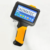 Impresora de inyección de tinta industrial YAOMATEC de 12.7mm para logotipos, impresora de inyección de tinta portátil para fecha de caducidad en botellas y huevos, precio mayorista