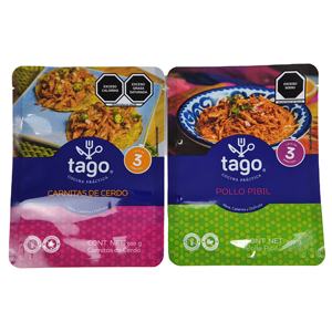 Bolsa <span class=keywords><strong>de</strong></span> Mylar Termosellable <span class=keywords><strong>de</strong></span> Tres Lados con Impresión Personalizada y Reciclable para Condimento <span class=keywords><strong>de</strong></span> <span class=keywords><strong>Tacos</strong></span>, Jengibre Encurtido, Salsa para Mojar Dumplings - Product Image 1