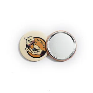 OEM Promotional Gift Customized Fridge Magnet Round Shape Metal Refrigerator Magnet Tourist Souvenir