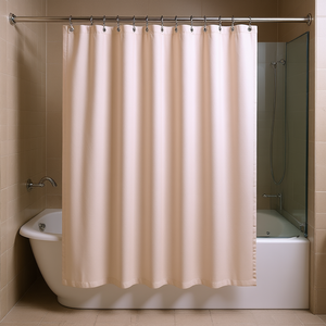 Cortina de Ducha de 240 x 200 cm, de 3 Lados con Lateral para Bañera, para Uso en Baños - Product Image 3
