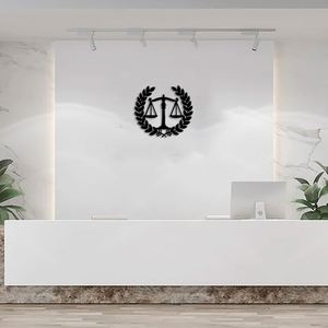 Décoration murale moderne personnalisée en métal, Art mural Balance de la Justice, Décoration murale en métal, Artisanat en métal - Product Image 2
