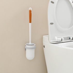 Accessoire de salle de bain moderne, <span class=keywords><strong>brosse</strong></span> de <span class=keywords><strong>toilette</strong></span> murale avec support, support de <span class=keywords><strong>brosse</strong></span> de <span class=keywords><strong>toilette</strong></span> <span class=keywords><strong>suspendu</strong></span> pour salle de bain - Product Image 1