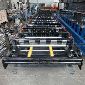 Vollautomatische IBR-Dachplatten-Formmaschine, Trapezförmige Dachziegel-Herstellungsanlage, Metall-Dachrollformsystem - Product Image 5