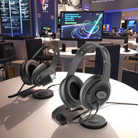 OMFOX Qualcomm Ear-hung Gaming Headset, Plug & Play, ENC Noise Cancelling, Multi-scene, Logo Kustom, Nyaman