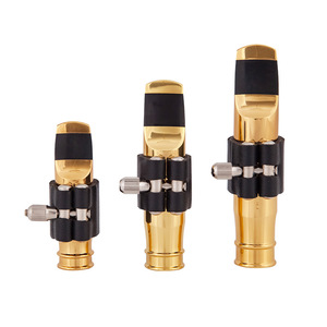 Venta al por Mayor de Fábrica de <span class=keywords><strong>Boquillas</strong></span> para Saxofón de Varias Especificaciones, Boquilla de Metal para Saxofón Tenor con Baño de Oro, Instrumento Musical - Product Image 5