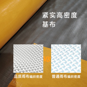 Pe Tarpaulin Woven Waterproof Yellow Silver 104g-145g Outdoor Industrial Use - Product Image 1