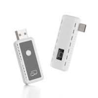 Kit Inalámbrico USB-C TX y HDMI RX de 98 pies/30 m y 1080p, Conecta y Reproduce, Transmite Video/Audio a TV/Monitor desde Teléfono/Laptop