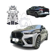 Kits de Carrocería de Último Estilo para BMW Serie X6 2007-2015 E71, Actualización a G06 LCI X6M F96, Parachoques, Capó, Guardabarros, Faros LED, Luces Traseras