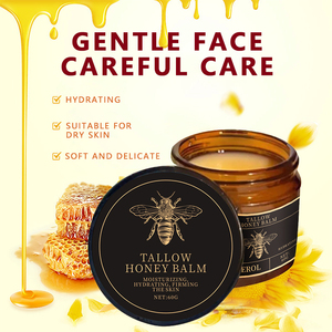 Balsamo <span class=keywords><strong>Idratante</strong></span> OEM di Alta Qualità al Miele e Sebo di Manzo, <span class=keywords><strong>Crema</strong></span> Notte <span class=keywords><strong>Naturale</strong></span> al Miele e Sebo per una Pelle Liscia, Logo Personalizzato, Vendita Calda - Product Image 3