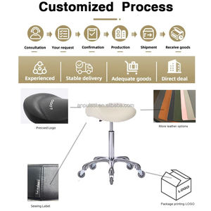 เก้าอี้ทรงอานม้า เก้าอี้เออร์โกโนมิกส์ เก้าอี้ทรงอานม้าสำหรับต้อนรับแขก เก้าอี้คลาร์กแบบหมุนได้ ปรับความสู<span class=keywords><strong>ง</strong></span>ได้ เก้าอี้ทรงอานม้ารูปทรง<span class=keywords><strong>ม้า</strong></span> - Product Image 5