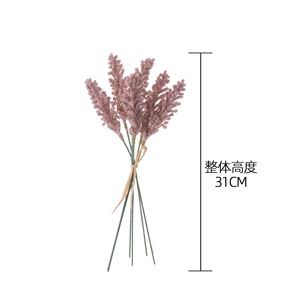 Bouquet de fleurs artificielles en pin Tower YC1062, décoration intérieure en plastique, artisanat de mariage, style INS, décoration transfrontalière - Product Image 4