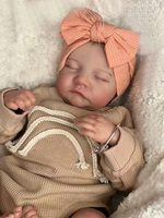 Muñecas Bebé Reborn Realistas de 19 Pulgadas, Muñeco Bebé Levi Realista, Muñeca Reborn de Silicona Suave con Peso Real para Niñas