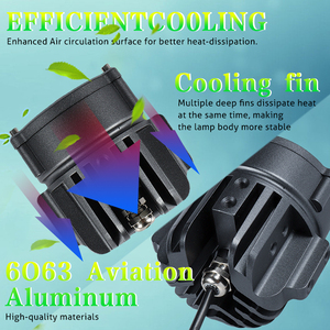 HyperLight phares Led supplémentaires <span class=keywords><strong>Mini</strong></span> phares antibrouillard de conduite pour moto projecteurs avant auxiliaires haut/bas/stroboscopique - Product Image 4