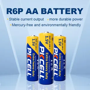 Zinc Carbone UM3 Batterie Sèche R6P aa 1.5v Super Heavy Duty aa Batteries pour Jouets Caméras
