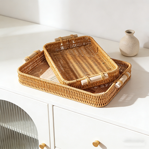 <span class=keywords><strong>Cesta</strong></span> Hexagonal Moderna de Mimbre PP con Asas, Bandeja para Pan, Café y <span class=keywords><strong>Desayuno</strong></span>, Bandeja de Servicio para Restaurante, Decoración del Hogar, Almacenamiento de Cocina - Product Image 5